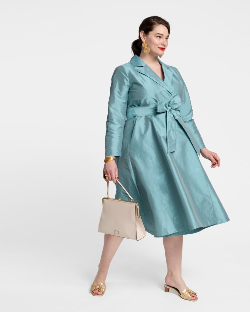 Turquoise online church dress